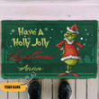 Alohazing 3D Have A Holly Jolly Christmas Custom Name Doormat