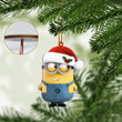 Alohazing 3D Minion Christmas Custom Ornament