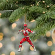 Alohazing 3D Mighty Morphin Red Power Ranger Christmas Custom Ornament