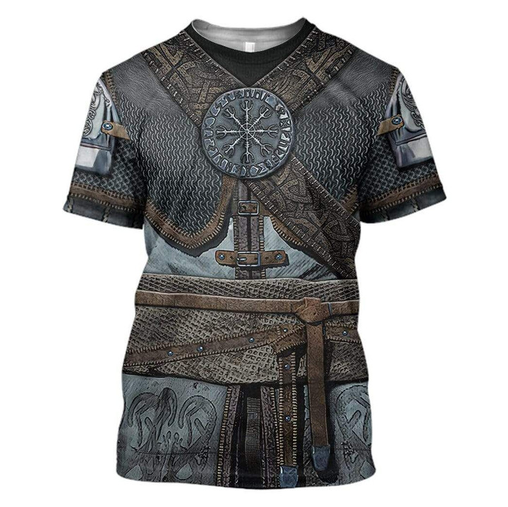 Alohazing 3D Vikings Armor Custom T-Shirts Apparel