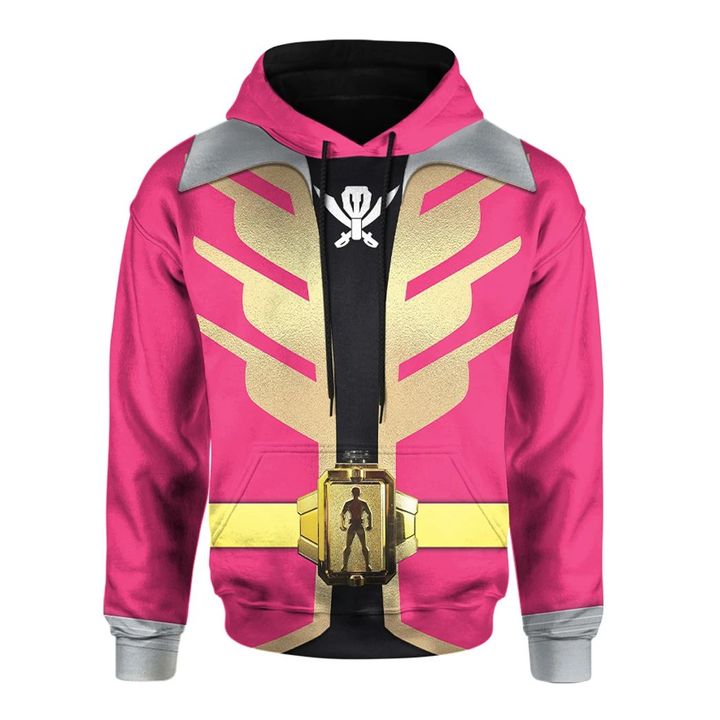 Power Rangers Super Megaforce Pink Ranger Cosplay Custom Hoodie
