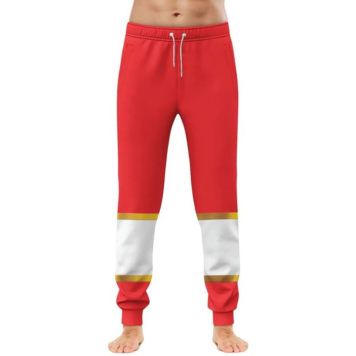 Power Rangers Dino Fury Red Ranger Custom Sweatpants