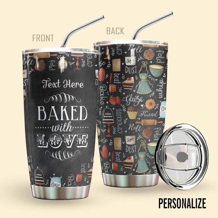 Baking Personalized Tumbler Bake With Love