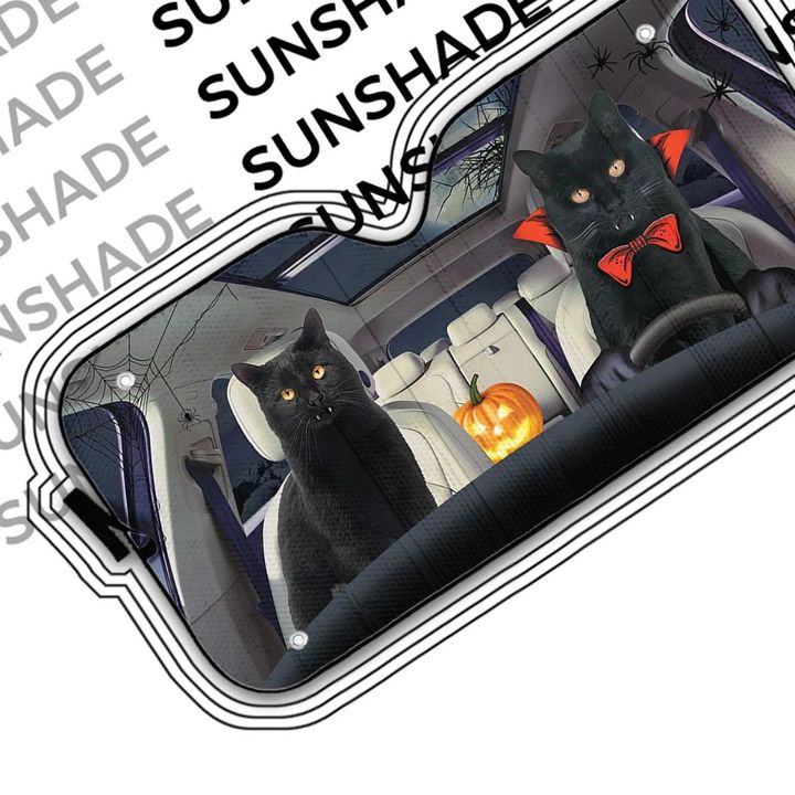 Cat Dracula Moewcula Auto Sunshade