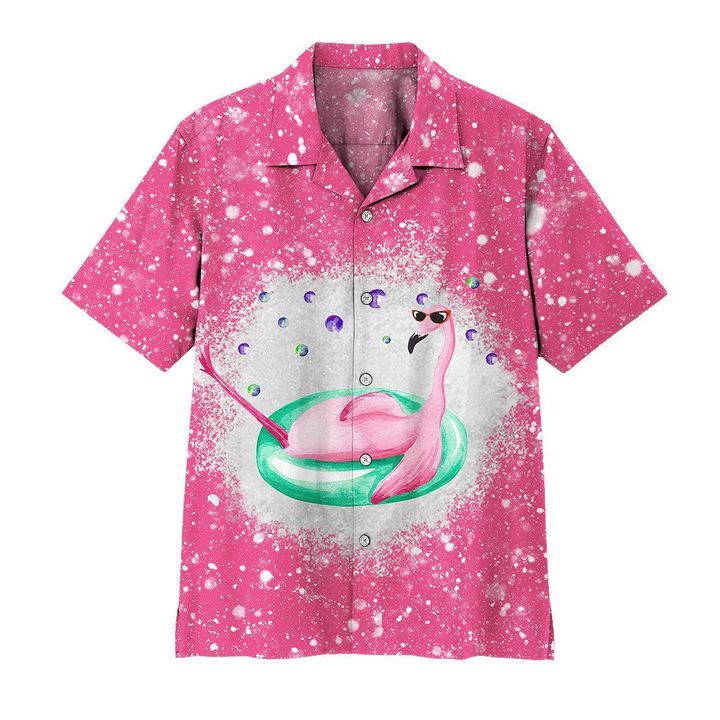 Alohazing 3D Twinkle Pink Flamingo Hawaii Shirt