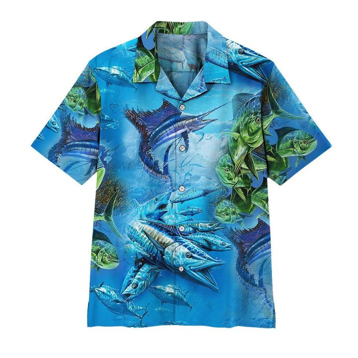 Alohazing 3D Sea Fishing Hawaii Shirt