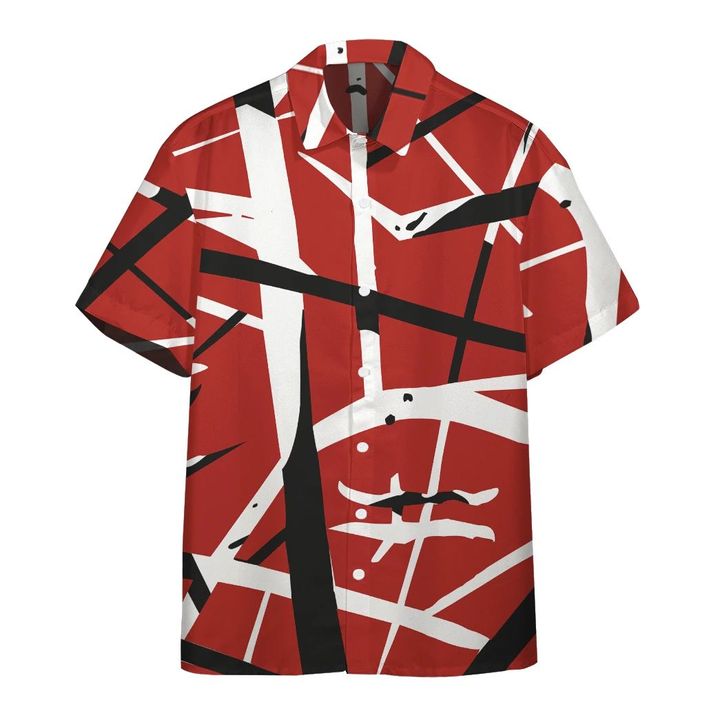 Red Frankenstrat Strings Custom Beach Shirt