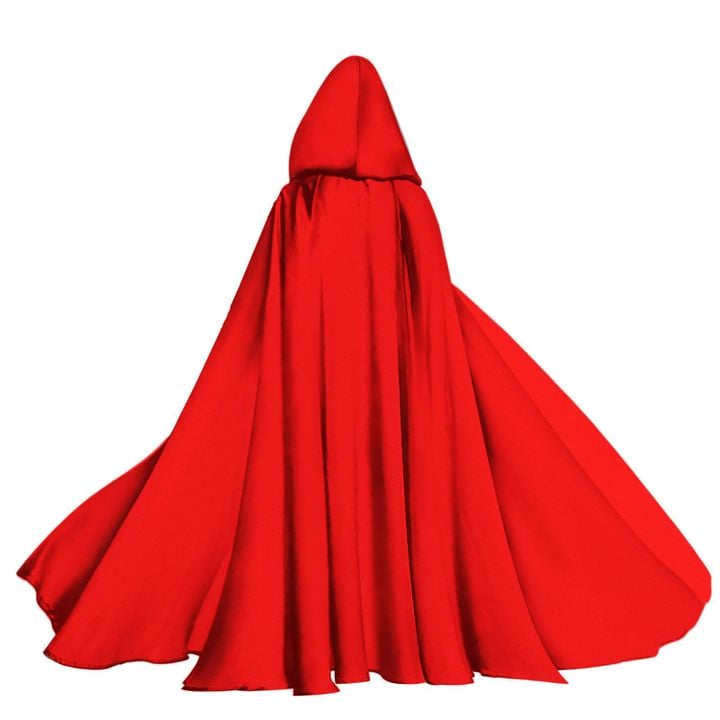 Alohazing 3D Little Red Riding Hood Cosplay Hooded Cloak