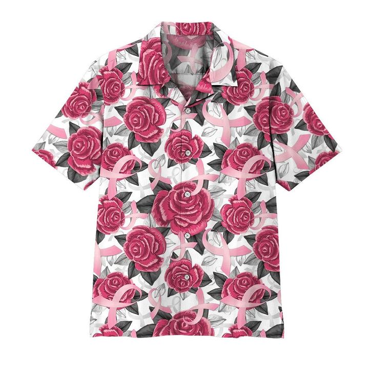 Alohazing 3D Breast Cancer Rose Hawaii Shirt