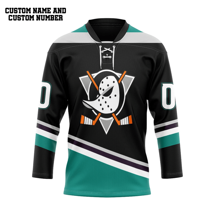 Alohazing 3D Anaheim Ducks NHL Custom Name Custom Number Hockey Jersey