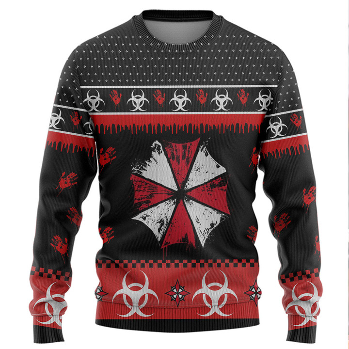 Alohazing 3D Resident Evil Ugly Sweater