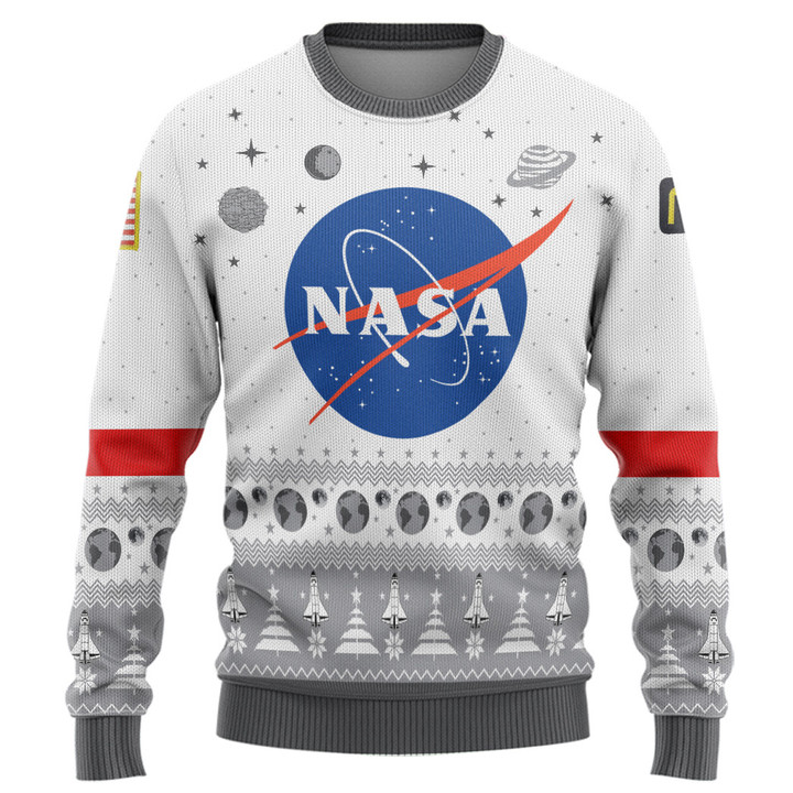 Alohazing 3D NASA Christmas Edition Custom Ugly Sweater