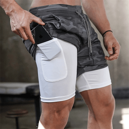 Men's Running Shorts with Phone Pocket