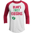 Bumps First Christmas Premium Christmas Raglan