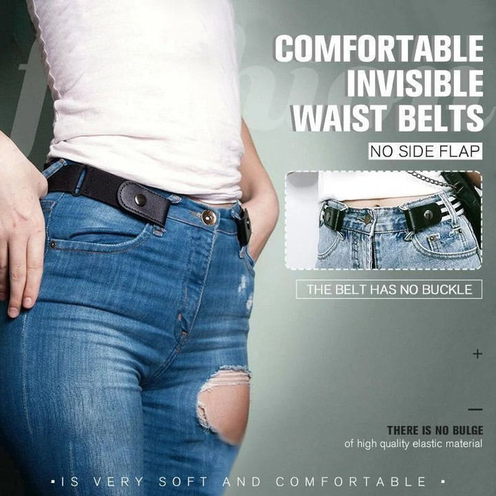 🔥 Buckle-free Invisible Elastic Waist Belts (Buy 1 Get 1 Free)