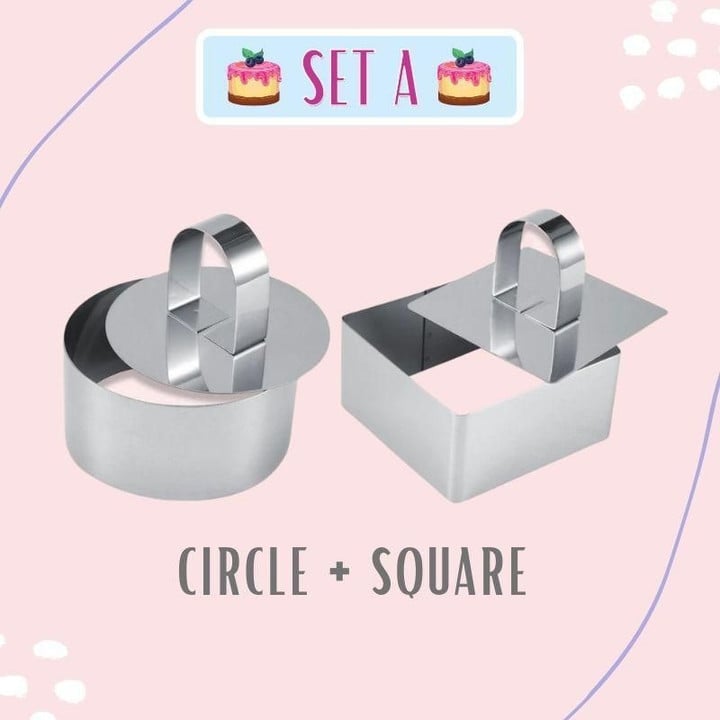 Stainless Steel 3d Round Cake Molds