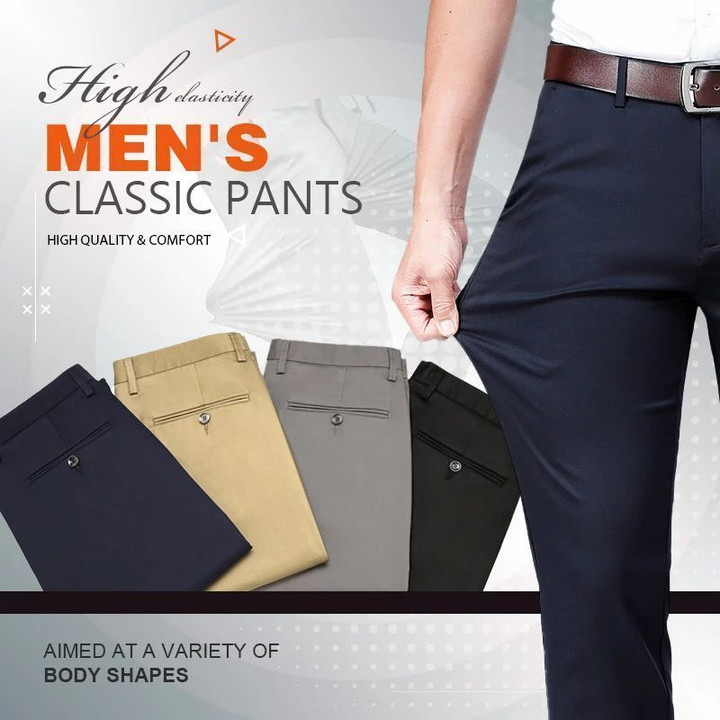 🔥 (Limited Promotion-50% Off)🔥 High Stretch Men's Classic Pants