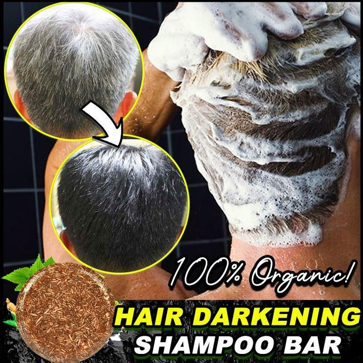 Organic Hair Darkening Shampoo Bar 🔥BUY 2 FREE SHIPPING🔥