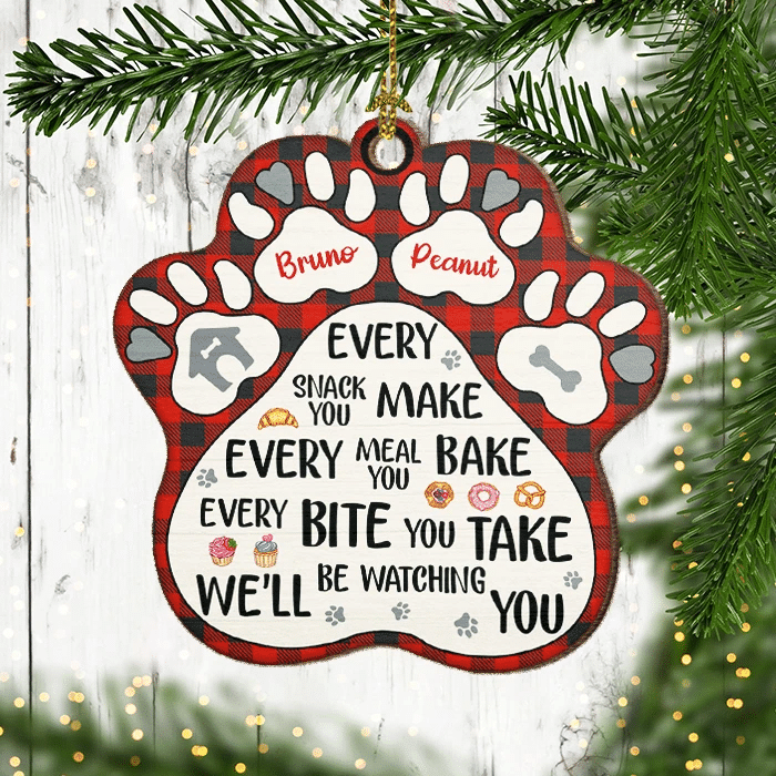 We'll Be Watching You - Personalized Shaped Ornament