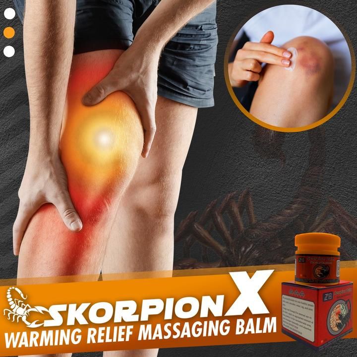 SkorpionX Warming Pain Relief Massaging Balm 🔥SALE 50% OFF🔥