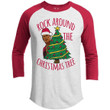 Rock Around The Tree Premium Christmas Raglan