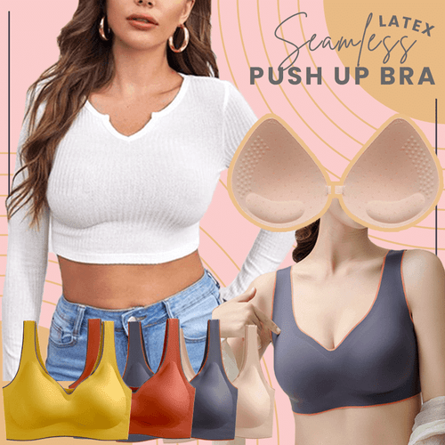 Latex Seamless Push Up Bra 🔥50% OFF - LIMITED TIME ONLY🔥
