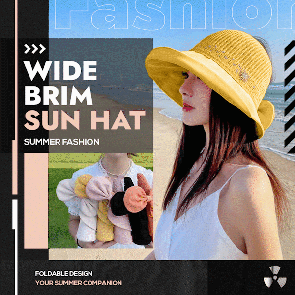 Summer Fashion Wide Brim Sun Hat 🔥HOT SALE 50% OFF🔥