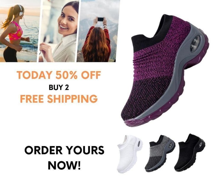50% Off Today: Women's Breathable Air Cushion Sneakers [Buy 2 Free Shipping]