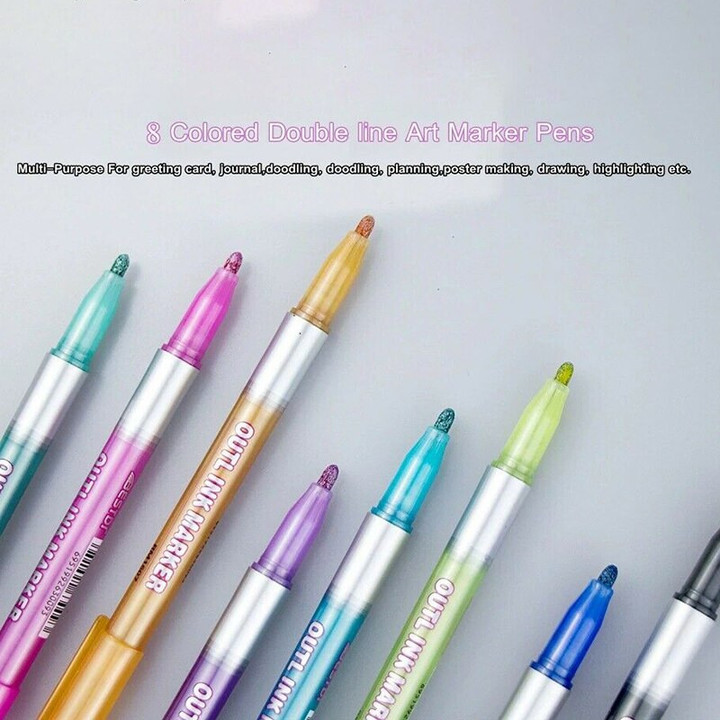🔥NEW YEAR SALE🔥 Razzlepaw Outline Markers (8 Colors/Set)