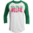 #Elfie Premium Christmas Raglan