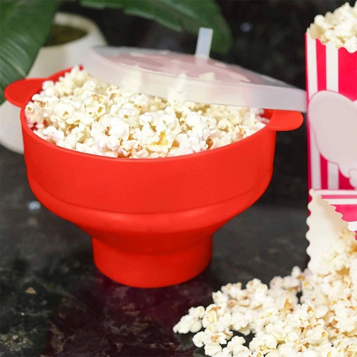 Microwave Popcorn Silicone Bowl