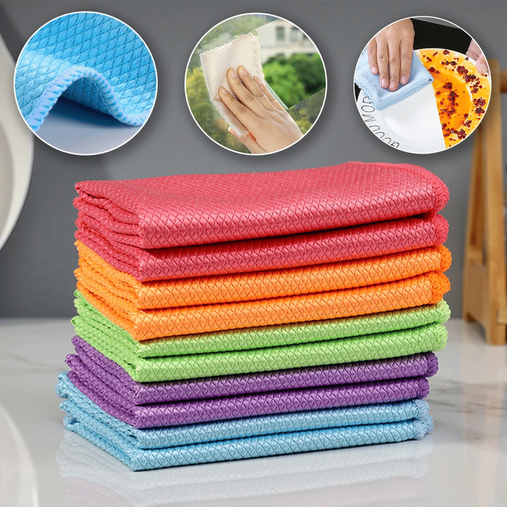 Streak-Free Miracle Cleaning Cloths (Reusable) 🔥 HOT DEAL - 50% OFF 🔥
