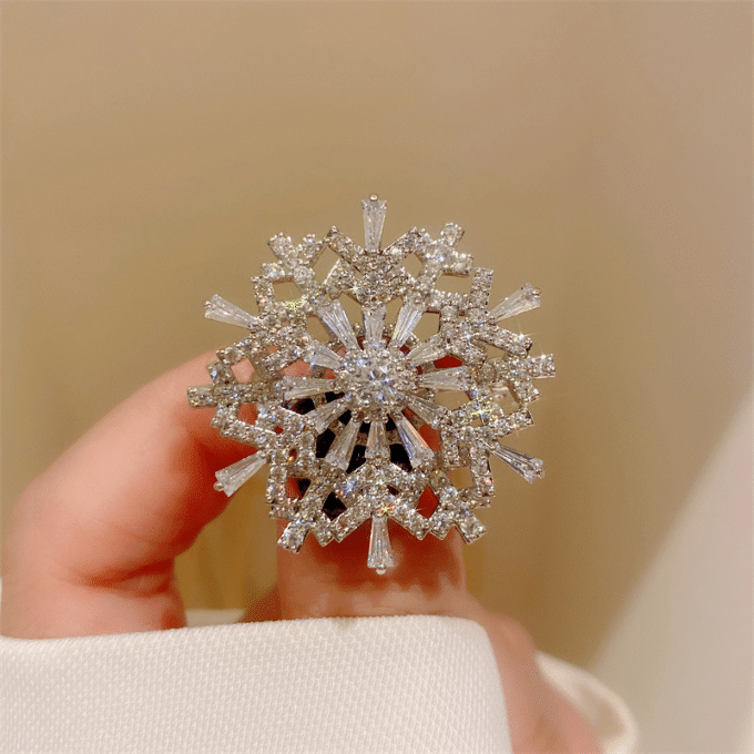 🔥NEW YEAR SALE🔥 Snowflake Women Ring for Christmas Gift