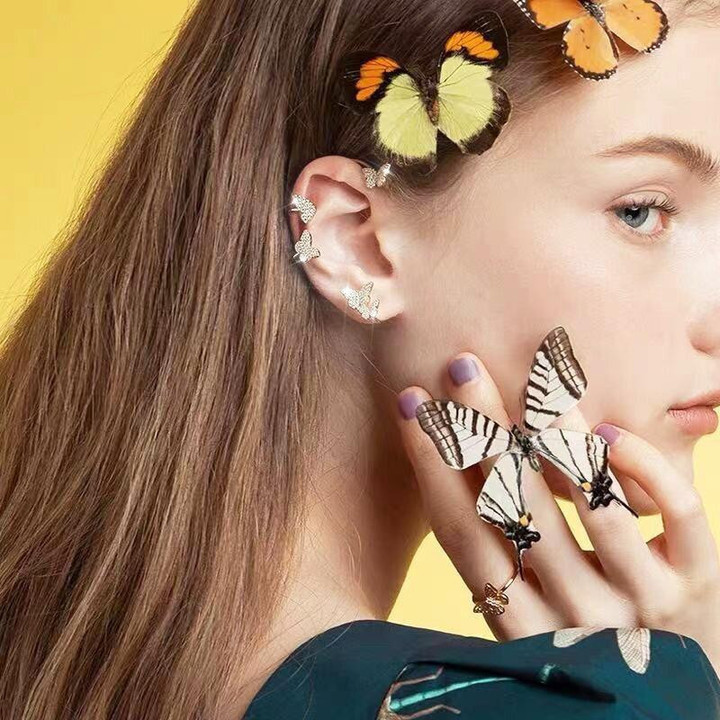 Zircon Butterfly Earrings 🔥HOT DEAL - 50% OFF🔥