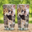 3D Picture Funny Cat Stainless Steel Vacuum Insulated, 20 Oz Tumbler Cups For Coffee/Tea, Great Customized Gifts For Birthday Christmas Thanksgiving, Perfect Gifts For Cat Lovers