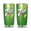 7 Up Soda, Soft Drink Label 20oz Stainless Steel Tumbler