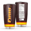 5th Avenue Crunchy Peanut Butter And Rich Chocolate Candy Label 20oz Stainless Steel Tumbler
