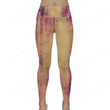 Abstract Rust With Grunge All Over Print 3D Legging
