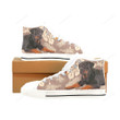 Rottweiler Lover White Classic High Top Canvas Shoes
