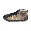 Staffordshire Bull Terrier Lover Black Classic High Top Canvas Shoes
