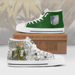 Historia Attack on Titan Anime High Top Shoes