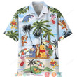 Winnie The Pooh And Friend Short Sleeve Hawaiian Shirt