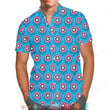 Captain America Logo Superhero Short Sleeve Hawaiian Shirt