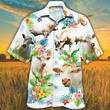 Charolais Tropical Flower Hawaiian Shirt