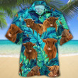 Highland Cattle Hawaiian Shirt