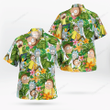 Rick And Morty Tropical Hawaiian Shirt