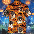 English Mastiff Dog Halloween Pumpkin Hawaiian Shirt