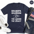 Grandpa And Grandson Shirt, Grandpa TShirt, Gift For Grandad, Papa T Shirt, Papa Gifts, Grandfather Shirts, Father's Day Shirt, Papa Tee