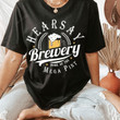 Hearsay brewery home of the mega pint shirt. Johnny t-shirt. Funny unisex graphic tee. Boho tee. Guitar graphic shirt. Vintage tee.