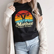 Mother By Choice For Choice Uterus Retro T Shirt, Pro Choice Shirt For Women, Reproductive Rights Tee, Women Power Vintage Shirts, Roe V Wade Shirt, Feminist Shirt, Abortion Shirt